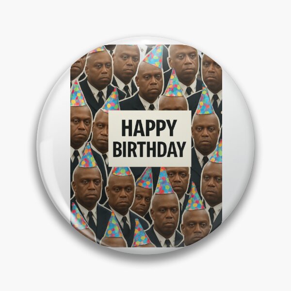 Item preview, Captain Ray Holt birthday cutout funny prank meme gift weird designed and sold by CheeseBlueprint.