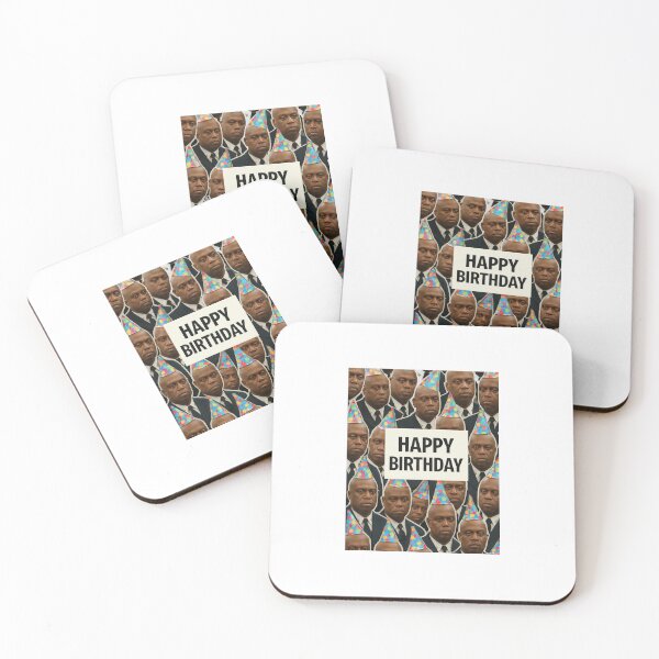 Item preview, Captain Ray Holt birthday cutout funny prank meme gift weird designed and sold by CheeseBlueprint.