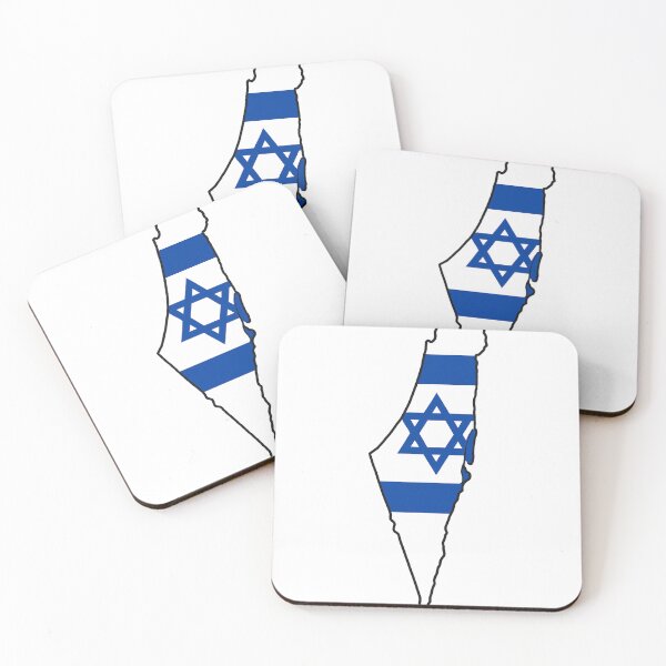 Item preview, Israel Map Flag Design designed and sold by Tropical art.