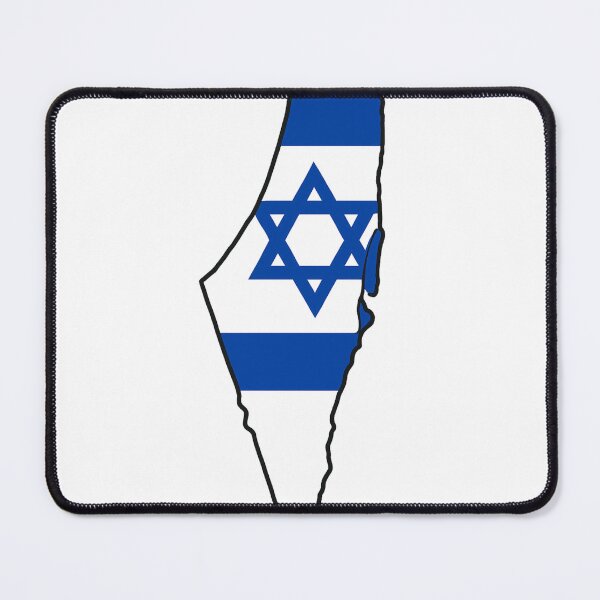 Item preview, Israel Map Flag Design designed and sold by Tropical art.