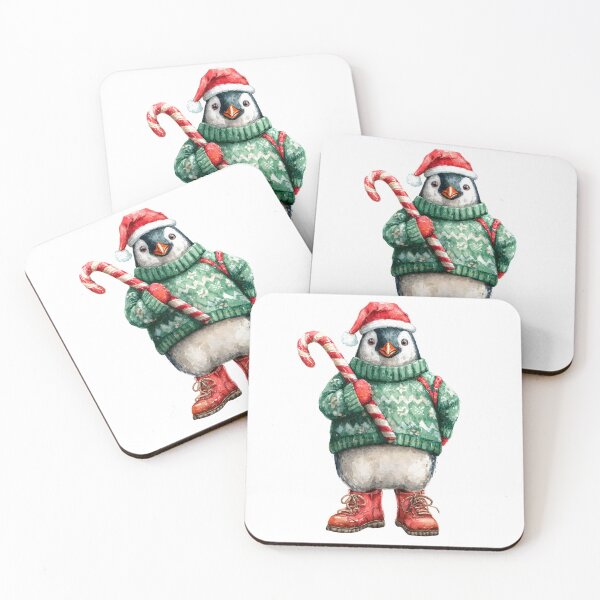 Item preview, Funny Santa Penquin Christmas Santa Claus Winter Holiday Decor designed and sold by tanabe.