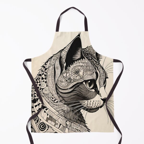 Item preview, Zentangle cat designed and sold by SonSonia.