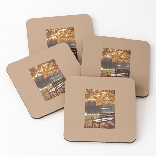 Item preview, Autumn Fall Peaceful Bench & Lake Scenic Family Apparel, Home Decor, Gifts & Accessories Collection designed and sold by CertainTees Clothing & Accessories .