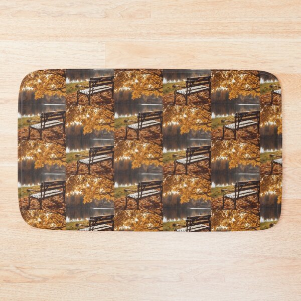 Item preview, Autumn Fall Peaceful Bench & Lake Scenic Family Apparel, Home Decor, Gifts & Accessories Collection designed and sold by CertainTees Clothing & Accessories .