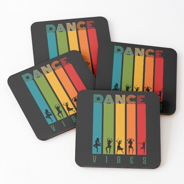 Aperçu de l'œuvre Ambiance danse - Design de danseurs rétro créée et vendue par PrintandJoy.