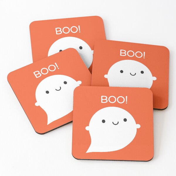Item preview, Boo! Kawaii Halloween Ghost designed and sold by marcelinesmith.