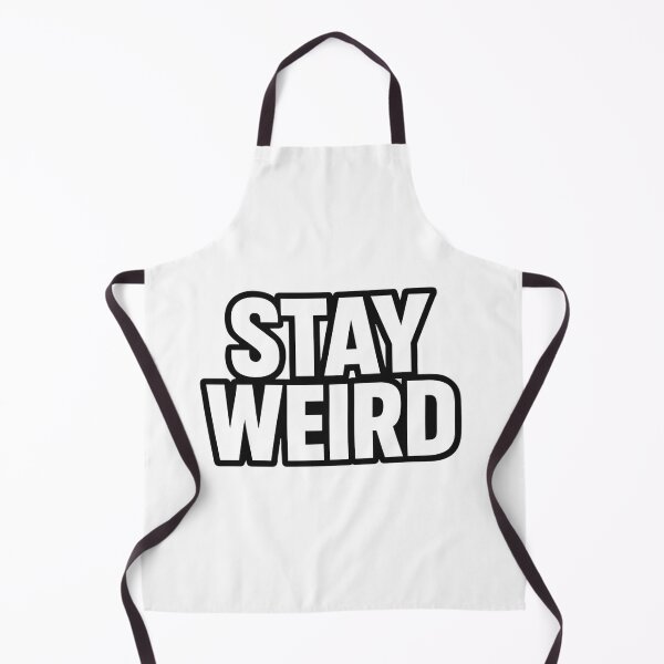 Aperçu de l'œuvre Stay Weird – Bold Typography Quote Design for Stickers & T-Shirts créée et vendue par RouniBoutique.
