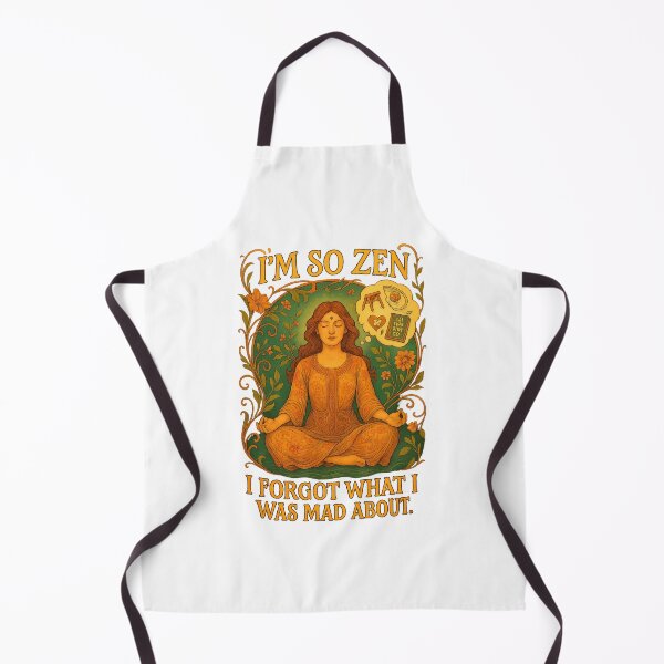 Item preview, I'm So Zen, I Forgot What I Was Mad About Art Nouveau T-Shirt | Funny Zen Humor Gift designed and sold by MySpiritTravels.