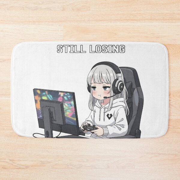 Item preview, Kawaii Gamer Girl Funny Graphic Design designed and sold by StickyGuys.