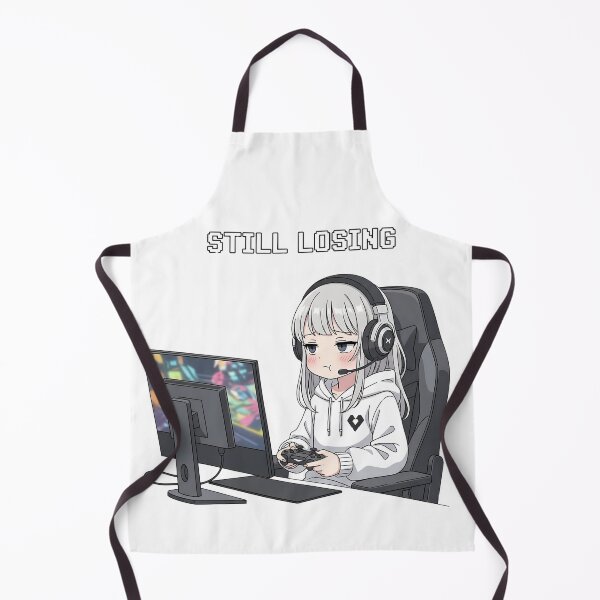 Item preview, Kawaii Gamer Girl Funny Graphic Design designed and sold by StickyGuys.