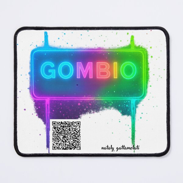 Item preview, Gombio Neon Sign with QR Code designed and sold by natalygattamelati.
