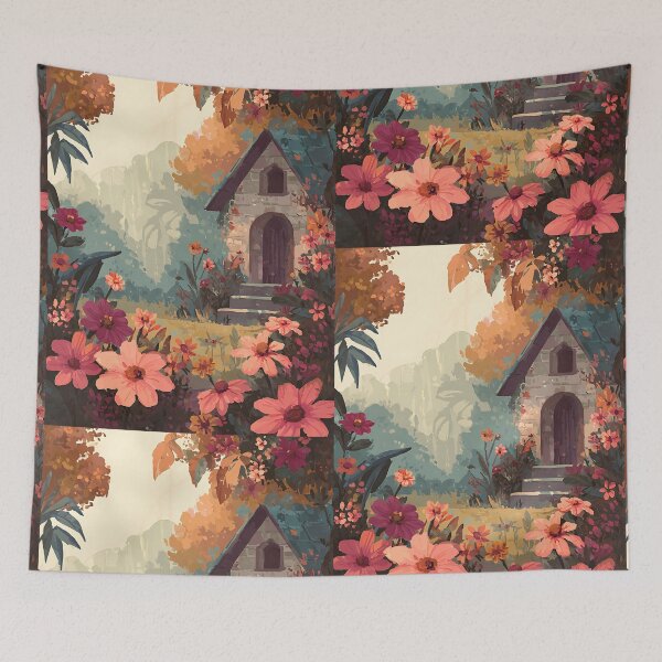Item preview, Cozy Cottagecore with Floral Whimsy designed and sold by bapupa.