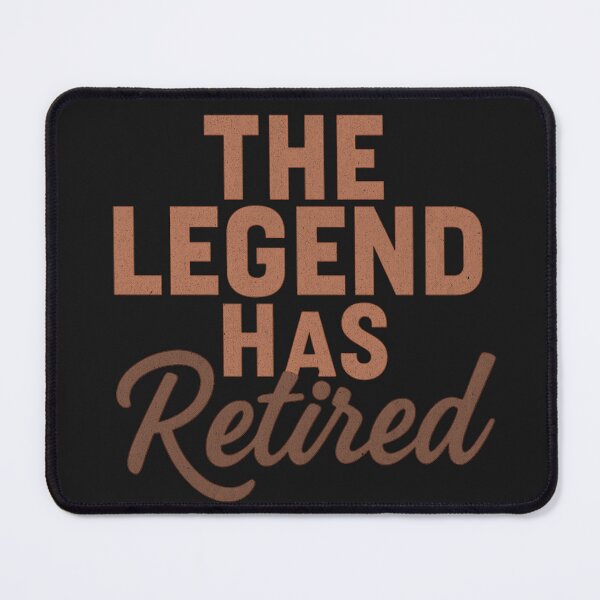 Item preview, The Legend Has Retired designed and sold by PostersMode.