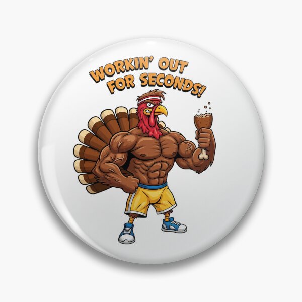 Item preview, Muscular Turkey Gym Champion Funny Thanksgiving designed and sold by Pixelzo.