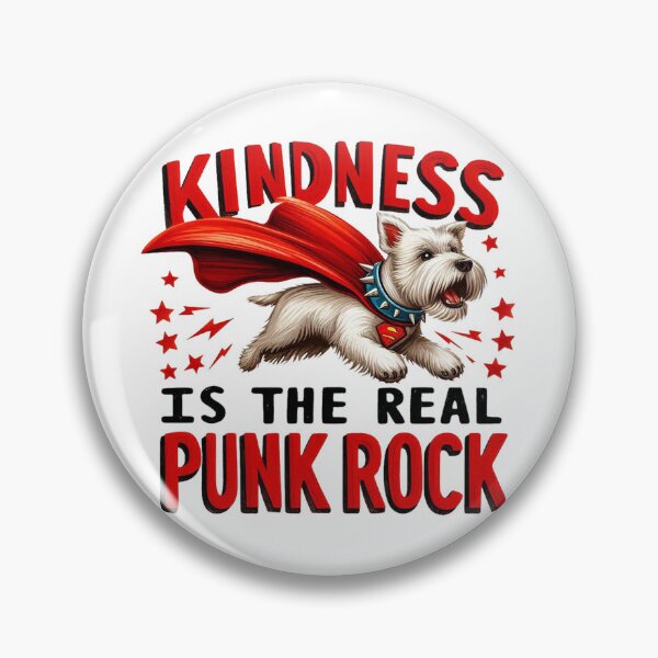 Item preview, Kindness Is The Real Punk Rock Dog designed and sold by francous03.
