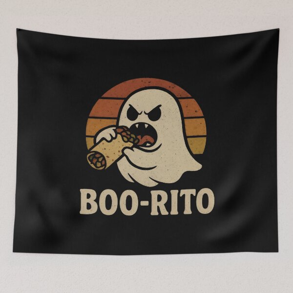 Item preview, Spooky burrito - Boo-rito designed and sold by DemureArtsy.