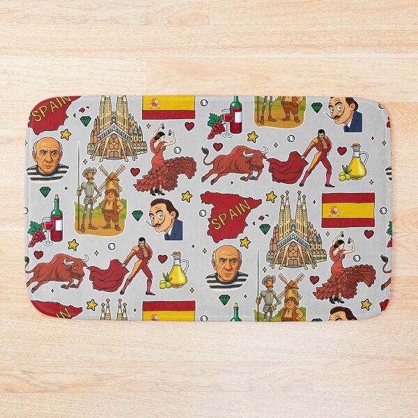 Item preview, Spain Culture Icons – Spanish Heritage Art Stickers & T-Shirt Design designed and sold by mashmosh.