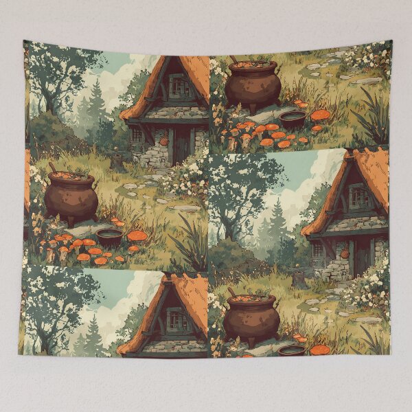 Item preview, Dreamy Foraging with Cottagecore Charm designed and sold by bapupa.