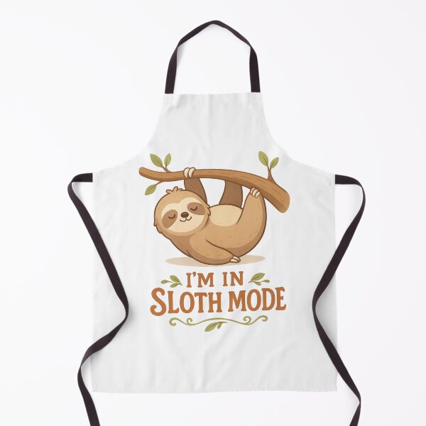 Item preview, I’m in Sloth Mode Funny Cute Sloth Hanging on Tree Design designed and sold by Tropical art.