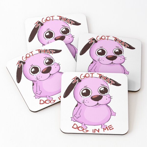 Item preview, I got that dog in me - Courage The Cowardly Dog designed and sold by DarkMysteryMan.
