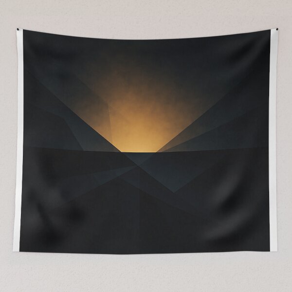 Item preview, Fragmented Horizon – Abstract Minimalist Geometry designed and sold by SraotaStudio.