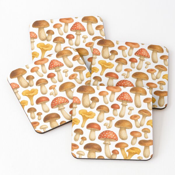 Item preview, Polish Edible Mushrooms Pattern Rustic Forest designed and sold by ilkami.