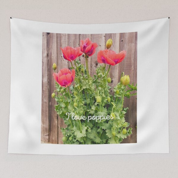 Item preview, I Love Poppies. Poppies Are Delicate And Beautiful. designed and sold by Dinasshop.
