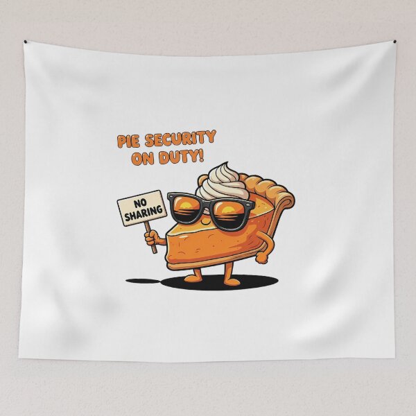 Item preview, Pumpkin Pie Security Guard Funny Thanksgiving designed and sold by Pixelzo.