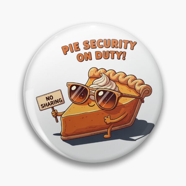 Item preview, Pumpkin Pie Security Guard Funny Thanksgiving designed and sold by Pixelzo.
