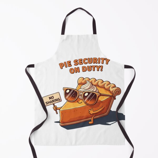 Item preview, Pumpkin Pie Security Guard Funny Thanksgiving designed and sold by Pixelzo.