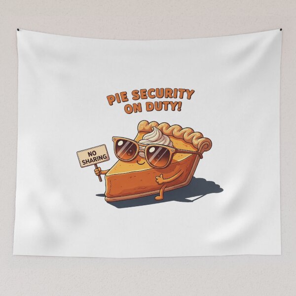Item preview, Pumpkin Pie Security Guard Funny Thanksgiving designed and sold by Pixelzo.