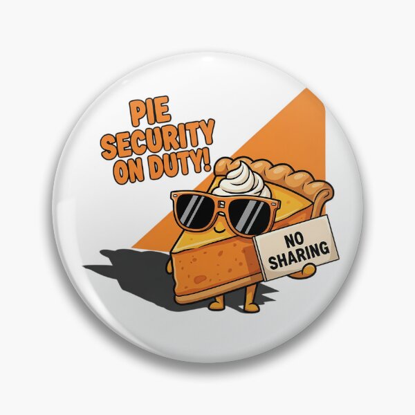 Item preview, Pumpkin Pie Security Guard Funny Thanksgiving designed and sold by Pixelzo.