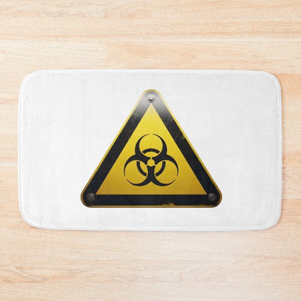 Item preview, Grunge yellow biohazard warning triangle designed and sold by AFernandesDSG.
