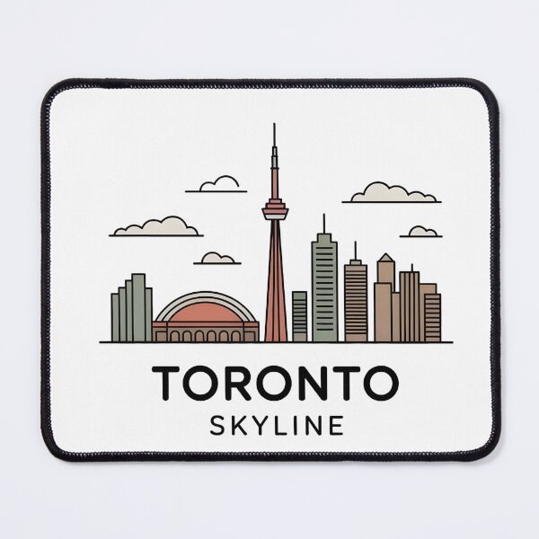 Item preview, Toronto City Skyline – Minimalist Earthy Travel Souvenir Design designed and sold by Paper Drip.