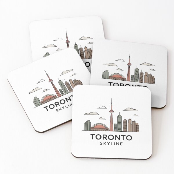 Item preview, Toronto City Skyline – Minimalist Earthy Travel Souvenir Design designed and sold by Paper Drip.