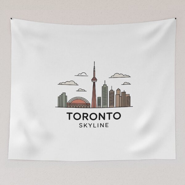 Item preview, Toronto City Skyline – Minimalist Earthy Travel Souvenir Design designed and sold by Paper Drip.