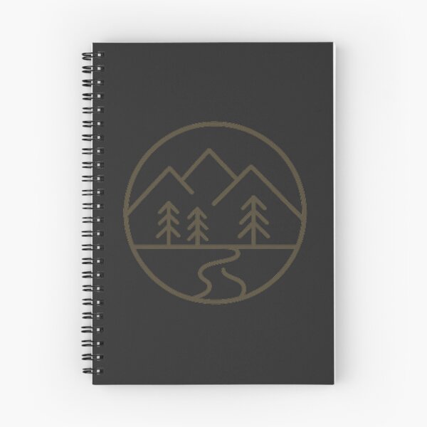 Item preview, Minimalist Mountain Line Art – Outdoor Adventure Badge designed and sold by Bratak.