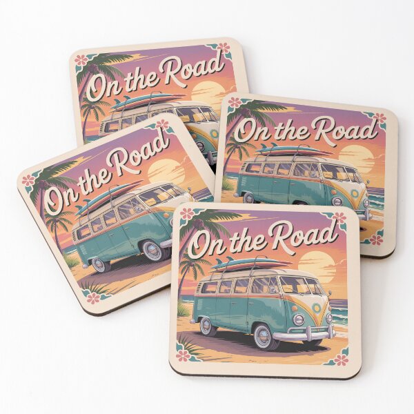 Item preview, On the Road Vintage Bus Art designed and sold by NewAspect.