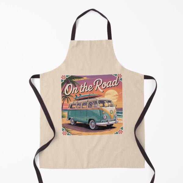 Item preview, On the Road Vintage Bus Art designed and sold by NewAspect.