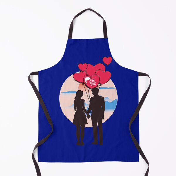 Item preview, Couple with Balloon Live Laugh Love Romantic Quote Art designed and sold by ArtsyExplorer.