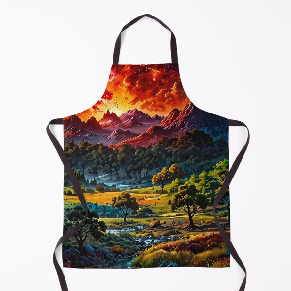 Item preview, Valley under the blazing sky designed and sold by PixelParadies.
