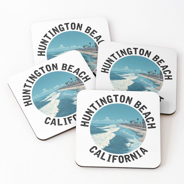 Item preview, Huntington Beach - California (with Black Lettering) designed and sold by VelvetRoom.