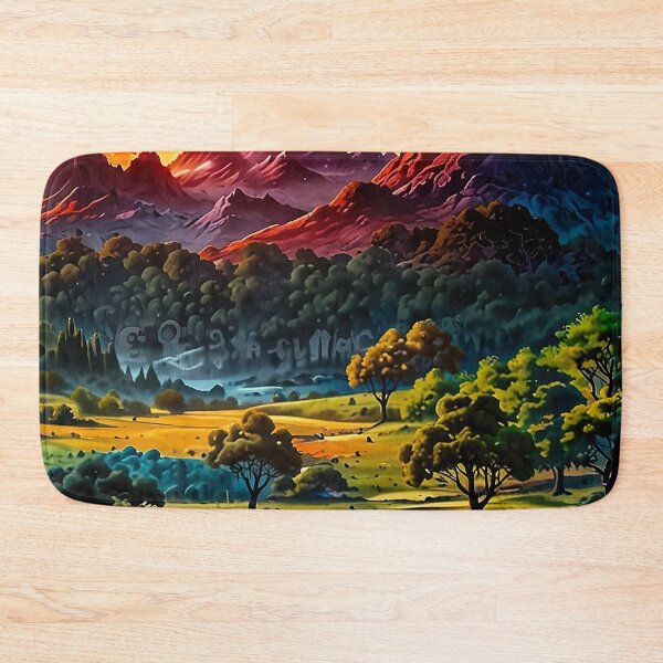 Item preview, Valley under the blazing sky designed and sold by PixelParadies.