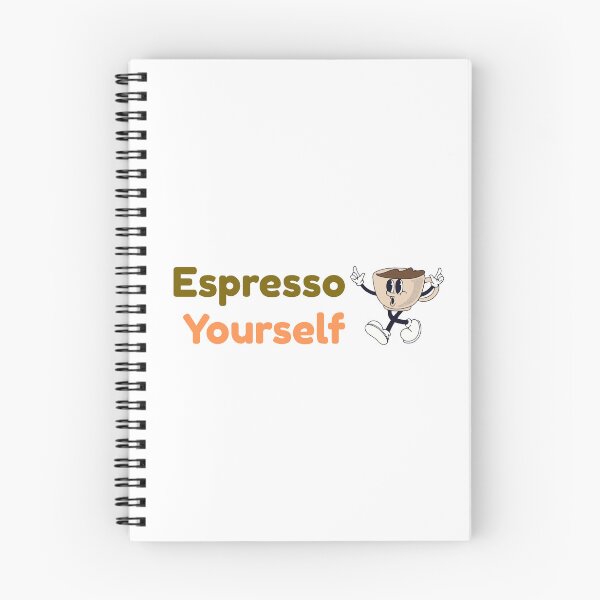 Item preview, Espresso Yourself – Funny Coffee Mug & Sticker Design designed and sold by CuppaFun.