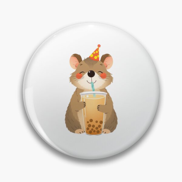 Item preview, Quokka Boba tea milktea Party Hat happy birthday kawaii gift funny christmas happy designed and sold by CheeseBlueprint.