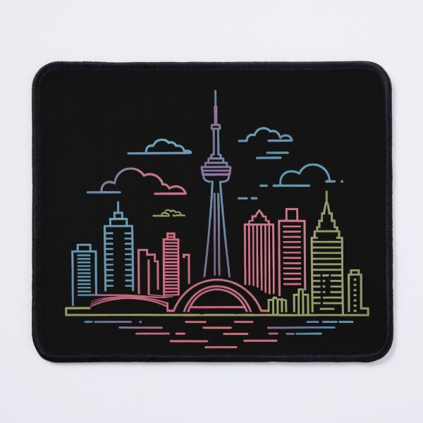 Item preview, Toronto City Skyline – Minimalist Neon Travel Souvenir Design designed and sold by Paper Drip.