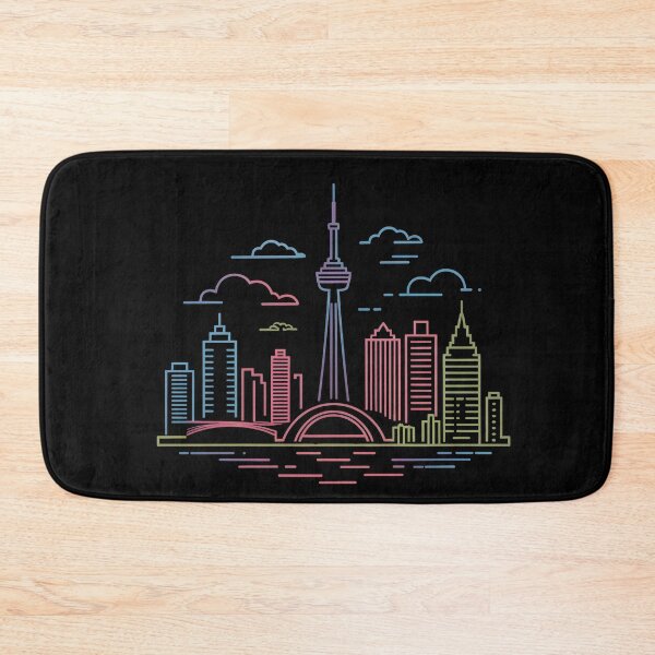 Item preview, Toronto City Skyline – Minimalist Neon Travel Souvenir Design designed and sold by Paper Drip.
