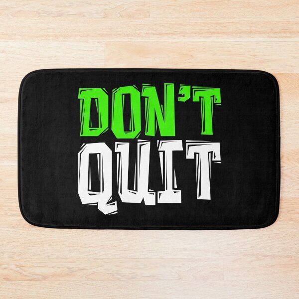Item preview, DON'T Quit - Powerful Motivational Quote designed and sold by typoinspired.