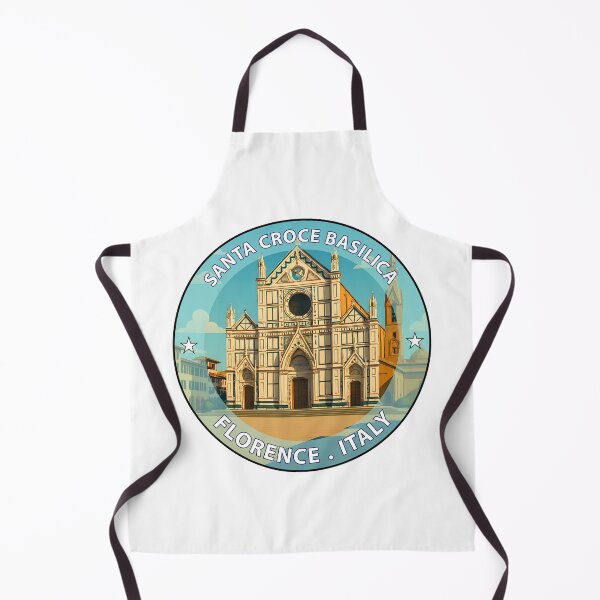 Item preview, Santa Croce Basilica Florence Italy - Iconic Landmark Travel vacation destination souvenir art stamp designed and sold by inkNext.