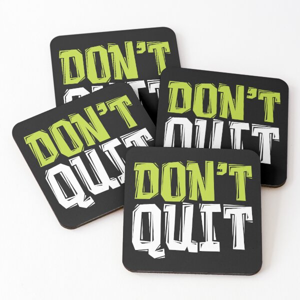 Item preview, Copy of DON'T Quit - Powerful Motivational Quote designed and sold by typoinspired.